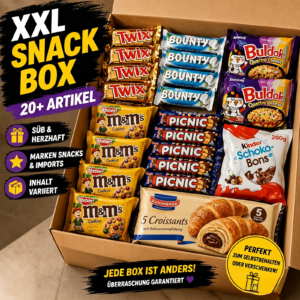XXL Snack Box Premium | Mystery-Süßigkeitenbox mit 20+ Überraschungen