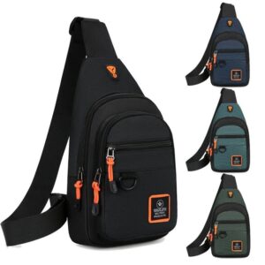 4-in-1 Urban Brusttasche (Wasserdicht | Anti-Diebstahl | Perfekt für Reisen & Sport)
