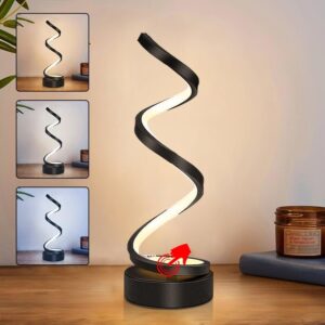 Futuristische Spiral-Tischlampe (Dimmbar | Flexibler Schwanenhals)