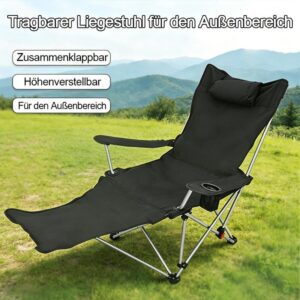 Premium 2-in-1 Klappliegestuhl — Wasserdicht & Mehrstufig Verstellbar