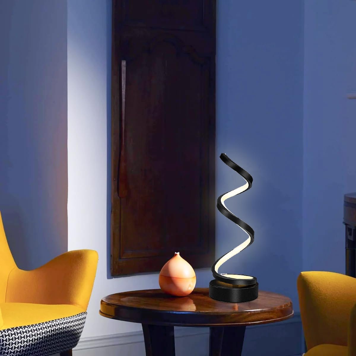 Futuristische Spiral-Tischlampe (Dimmbar | Flexibler Schwanenhals) - Image 5